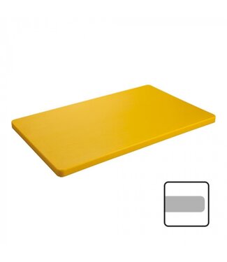 CaterChef Snijblad Chef - glad geel - 40x25x2cm