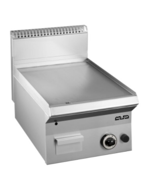 Bakplaat | tafelmodel | gladde plaat | 6kW | (B)40x(D)65x(H)27cm