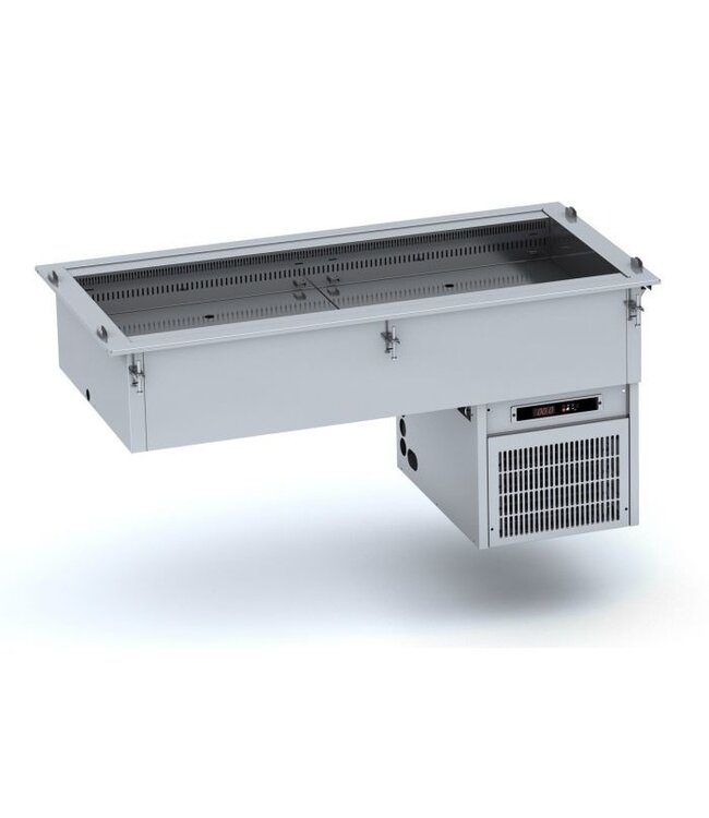 Geventileerde inbouw koeling | 4x 1/1GN | (H)67,7x(B)144x(D)72 | 115mm diep