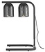 Hendi Infrarood warmhoudbrug - 2 lampen - 500W - zilver