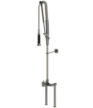 Echtermann Voorspoeldouche TC | tafelmodel | dubbelgats 150mm | 1/2" aansluiting | 1-hendel