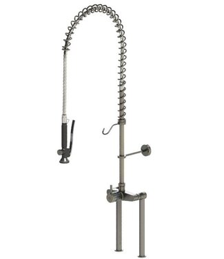 Echtermann Voorspoeldouche Classic Clean | tafelmodel | dubbelgats 150mm | 1/2" aansluiting | 1-hendel