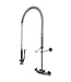 Voorspoeldouche EURO | wandmodel | dubbelgats 150mm | 1/2" aansluiting | draaiknop