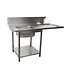 Saro RVS Aanvoertafel vaatwasser | machine links | (H)90x(B)160x(D)70