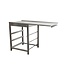 Saro RVS Afvoertafel vaatwasser | machine rechts | (H)90x(B)120x(D)70