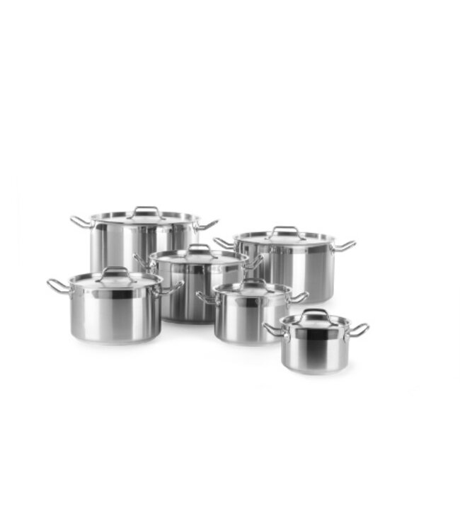 Kookpan Profi Line - middel met deksel - 4 liter - 20x13cm