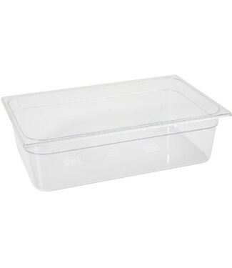 Hendi Gastronormcontainer polycarbonaat transparant 2/1 - 58 liter - (H)20cm