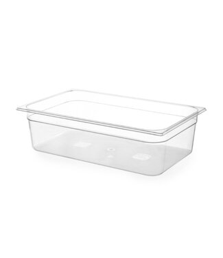 Hendi Gastronormbak polycarbonaat transparant 1/1 - 28 liter - (H)20cm