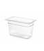 Gastronormbak polycarbonaat transparant 1/3 - 4 liter - (H)10cm