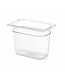 Gastronormbak polycarbonaat transparant 1/4 - 4 liter - (H)15cm
