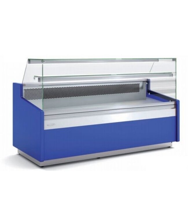 Koeltoonbank | VE-9-RC | taart, gebak, vlees- en zuivel producten | (B)299,5x(D)96x(H)91/130cm | vierkant glas | diverse opties