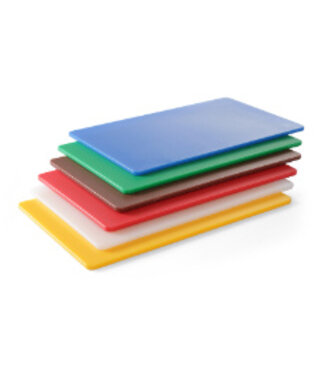 Snijplank HACCP GN 1/2 - 26,5x32,5cm - geel - (H)0,9cm