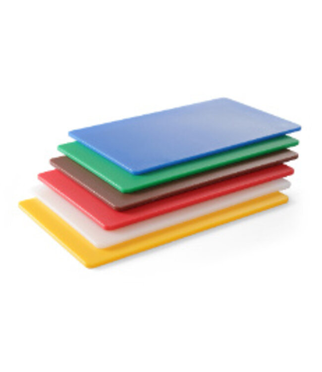 Snijplank HACCP GN 1/2 - 26,5x32,5cm - geel - (H)0,9cm