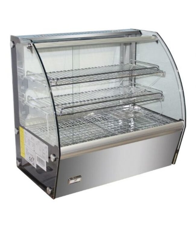 Warmhoudvitrine | side by side | 120L | (H)67x(B)67,8x(D)56,8