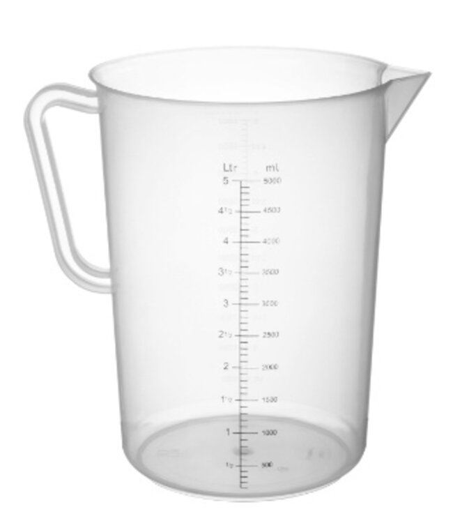 Maatbeker polypropyleen - 1 liter - Ø11x(H)17cm