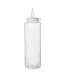 Dispenser flacon - 0,35 liter - Ø5,5x(H)20,5cm - transparant