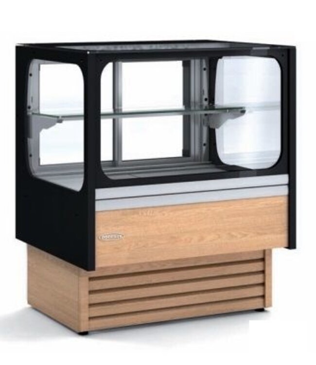 Koeltoonbank | VV-RG | taart, gebak en zuivel producten | (B)130x(D)71x(H)110/119,5/138cm | diverse opties