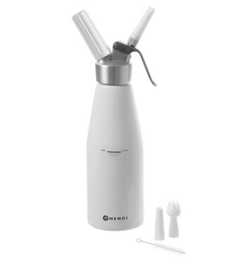 Hendi Slagroomapparaat - 0,25 liter - Ø8,0x(H)20,0cm - Kitchen Line