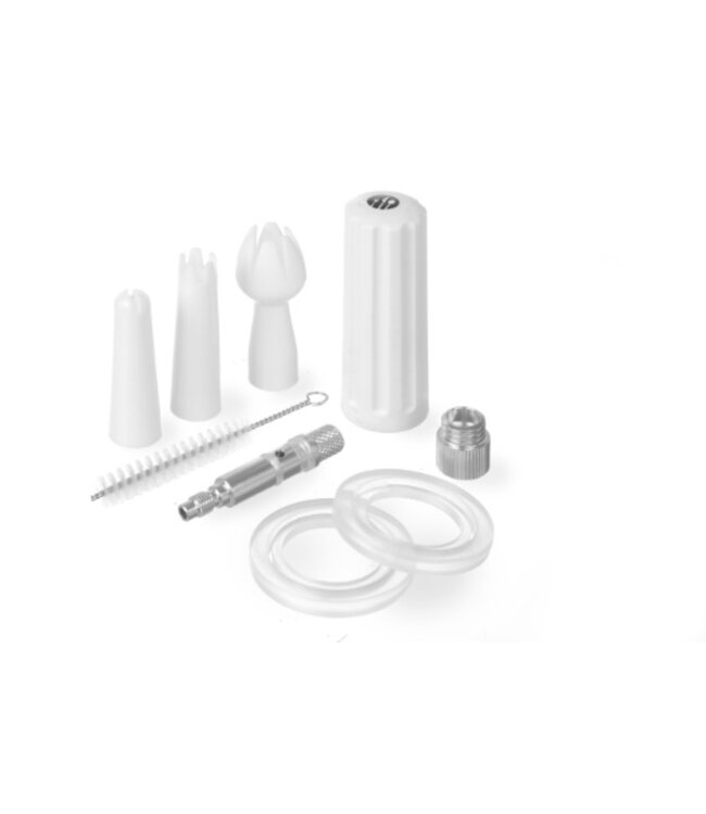 Onderdelenset slagroomapparaat - (B)3,0x(D)12,0x(H)24cm - Kitchen Line