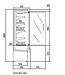 Wandkoeling DG0 06 M1 | Fruit, vlees- en zuivel producten | (B)68,5x(D)65,4x(H)200cm | Diverse opties
