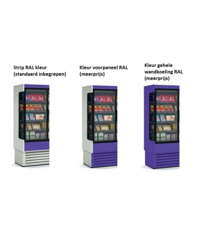 Wandkoeling DG1 15 M1 | Fruit, vlees- en zuivel producten | (B)162,3x(D)79,7x(H)200cm | Diverse opties