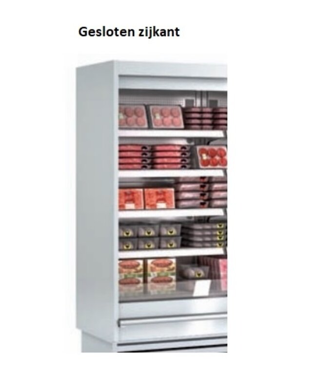 Wandkoeling DS0 12 H1 | Fruit, vlees- en zuivel producten | zonder deuren | (B)131x(D)65,3x(H)200cm | Diverse opties