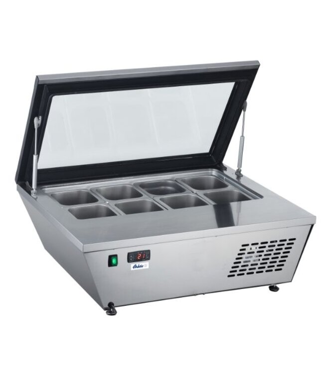 Tafelmodel vriesvitrine | 4x 5 Liter | (B)86,7x(D)73,5x(H)37,3cm