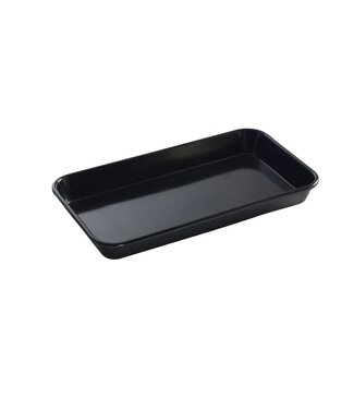 Vleesbak - zwart melamine - (B)16x(D)29x(H)3,5cm