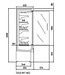 Wandkoeling DG0 12 I M1 | Fruit, vlees- en zuivel producten | (B)131x(D)65,4x(H)200cm | Diverse opties