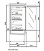 Wandkoeling DG3 06 I M1 | Fruit, vlees- en zuivel producten | (B)68,5x(D)89,7x(H)200cm | Diverse opties