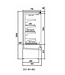 Wandkoeling DS1 15 I M1 | Fruit, vlees- en zuivel producten | Zonder deuren | (B)162,3x(D)79,7x(H)200cm | Diverse opties