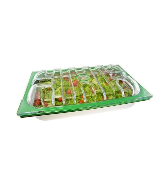 Transparante vacuüm deksel - GN 1/1 - 534x329 mm