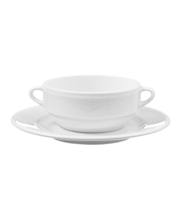 Schotel voor de soepkom - Ø19cm - Saturn - Set van 12 stuks