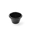 Ramekin - 12 stuks - zwart - 45 ml - Ø6x(H)3,5cm