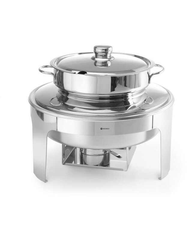 Soep chafing dish - 10 liter - mirror finish - Ø42x(H)38cm