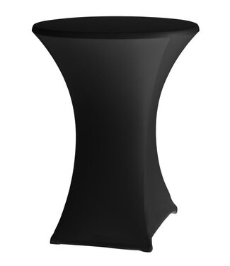 Statafelhoes - zwart - Ø85x(H)115cm - passend op tafelblad Ø70-85cm