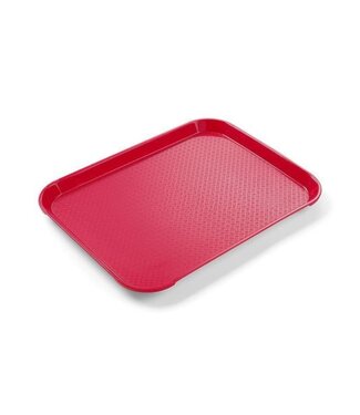 Fastfood dienblad - small - rood - (B)34,5x(D)26,5x(H)2cm