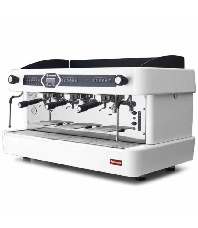 Espresso machine | 3 groeps | automatisch | wit | (B)96x(D)60x(H)59,5cm