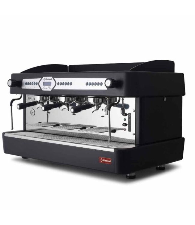 Diamond Espresso machine | 3 groeps | automatisch | zwart | (B)96x(D)60x(H)59,5cm