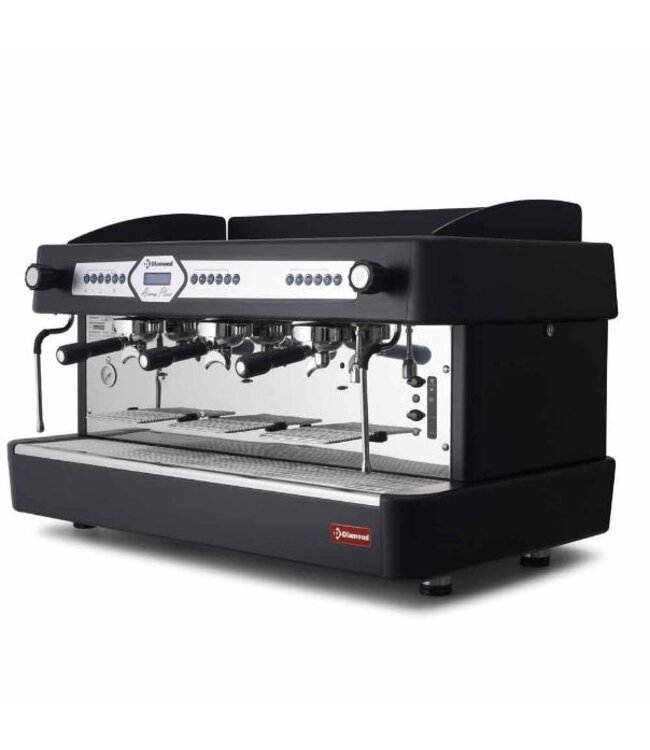 Espresso machine | 3 groeps | automatisch | zwart | (B)96x(D)60x(H)59,5cm
