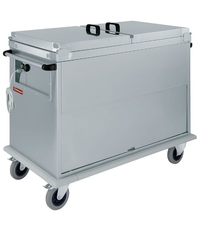 Bain-marie wagen | 3x 1/1GN | (B)134x(D)72x(H)96cm