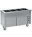 Bain-marie werk unit | RVS | op verwarmde kast | 4x 1/1GN | (B)150x(D)70x(H)90cm