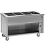 Bain-marie werk unit | RVS | op open kast | 4x 1/1GN | (B)150x(D)70x(H)90cm