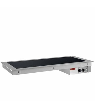 Diamond Vitrokeramische warmhoudplaat | drop-in model | 2x 1/1GN | (B)80x(D)70x(H)19cm