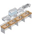 Bain-marie | drop-in model | 5x 1/1GN | geventileerd | (B)178x(D)70x(H)38cm