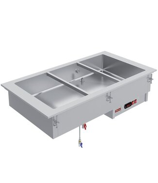 Diamond Bain-marie | drop-in model | 5x 1/1GN | (B)176,5x(D)61x(H)30,2cm