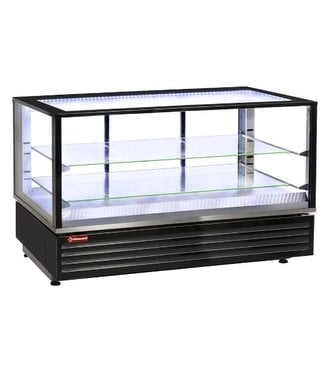 Diamond Warmhoudvitrine | 2 niveaus | 1/1GN | geventileerd | (B)118,5x(D)67,5x(H)72cm