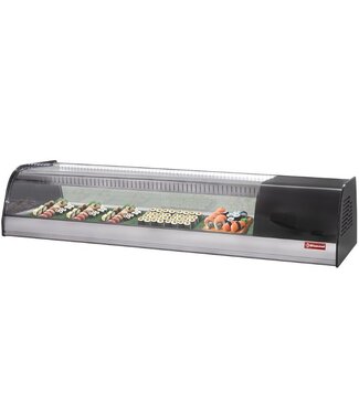 Diamond Sushi koelvitrine | -1 tot 4 graden | (B)173x(D)41,5x(H)27cm