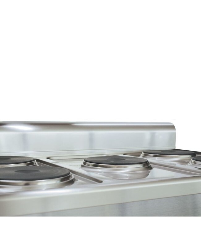 Elektrisch fornuis | Diamond Pro 600 | 2x 2kW | (B)30x(D)60x(H)28/40cm