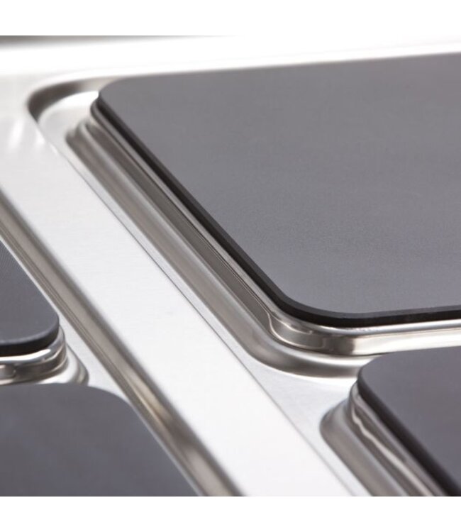 Vitrokeramisch fornuis | Diamond Maxima 700 | elektrisch | 4x 2,2kW | incl elektrische oven | (B)80x(D)70/73x(H)85/92cm